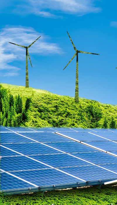 Baba Purn Das Solar Energy team